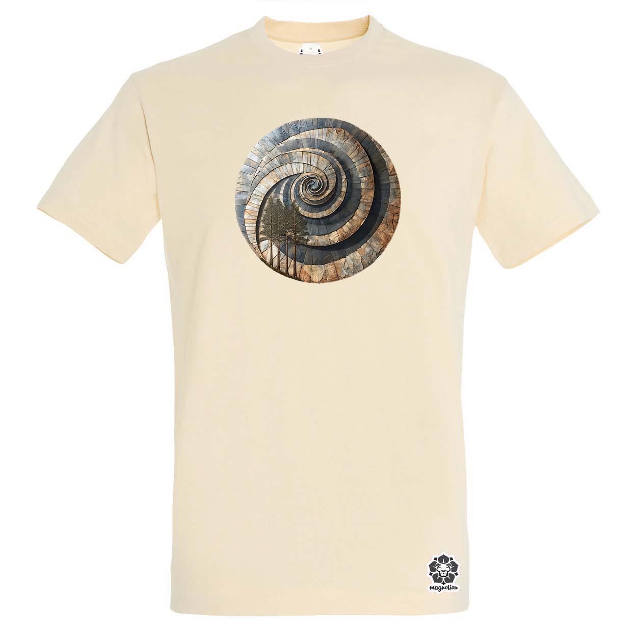 Fibonacci fákkal v1 egyedi póló 