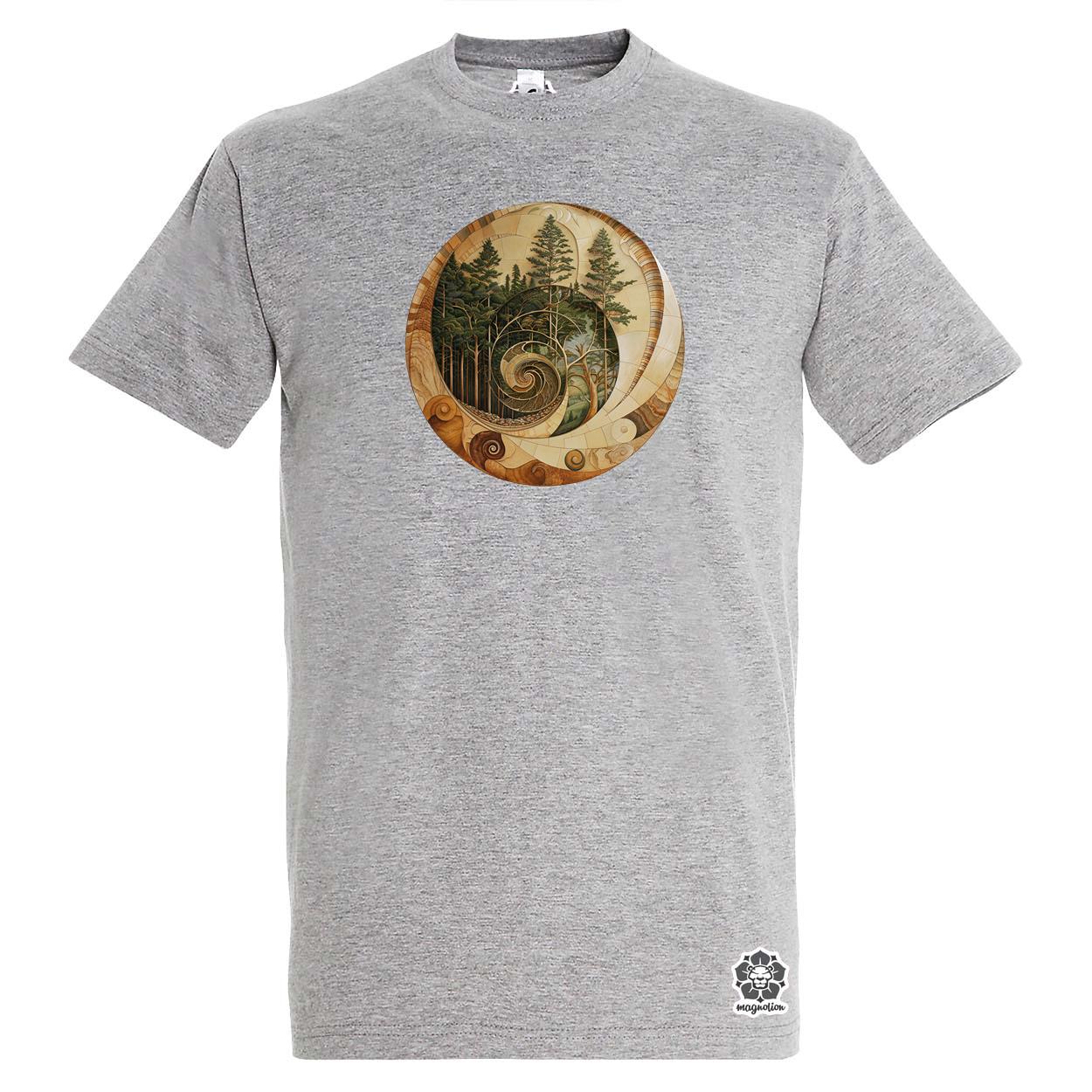 Fibonacci fákkal v2 egyedi póló 