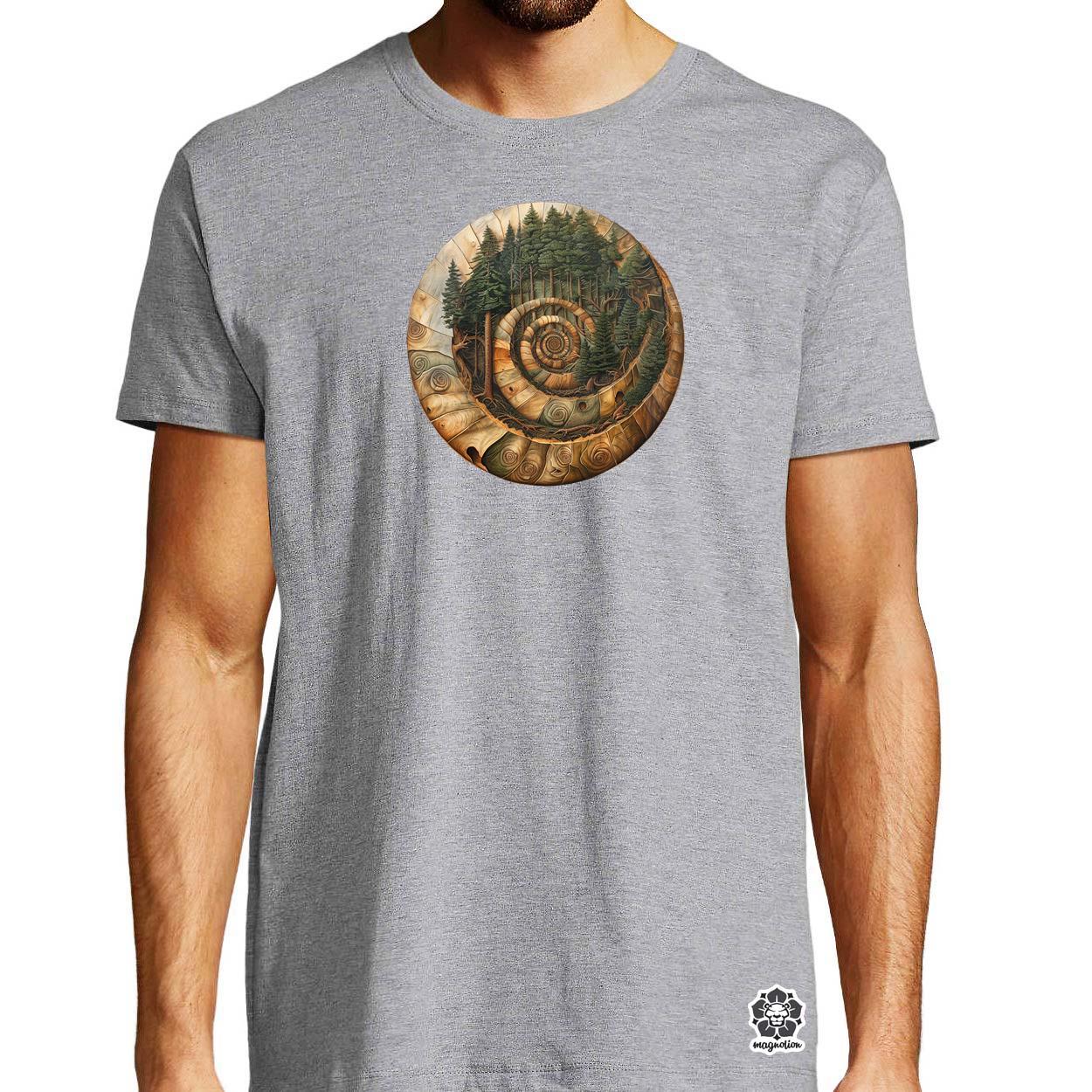 Fibonacci fákkal v3 egyedi póló 