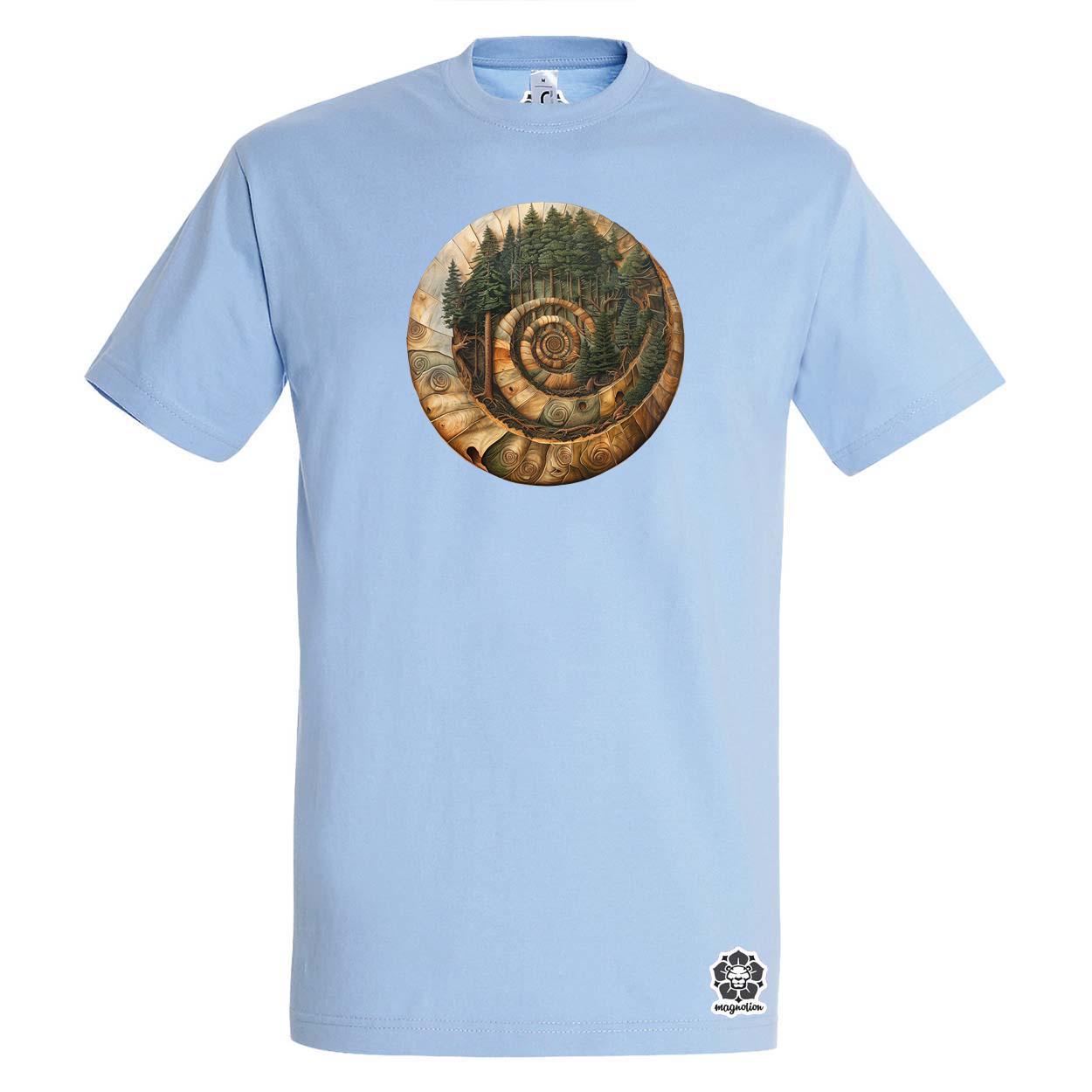 Fibonacci fákkal v3 egyedi póló 