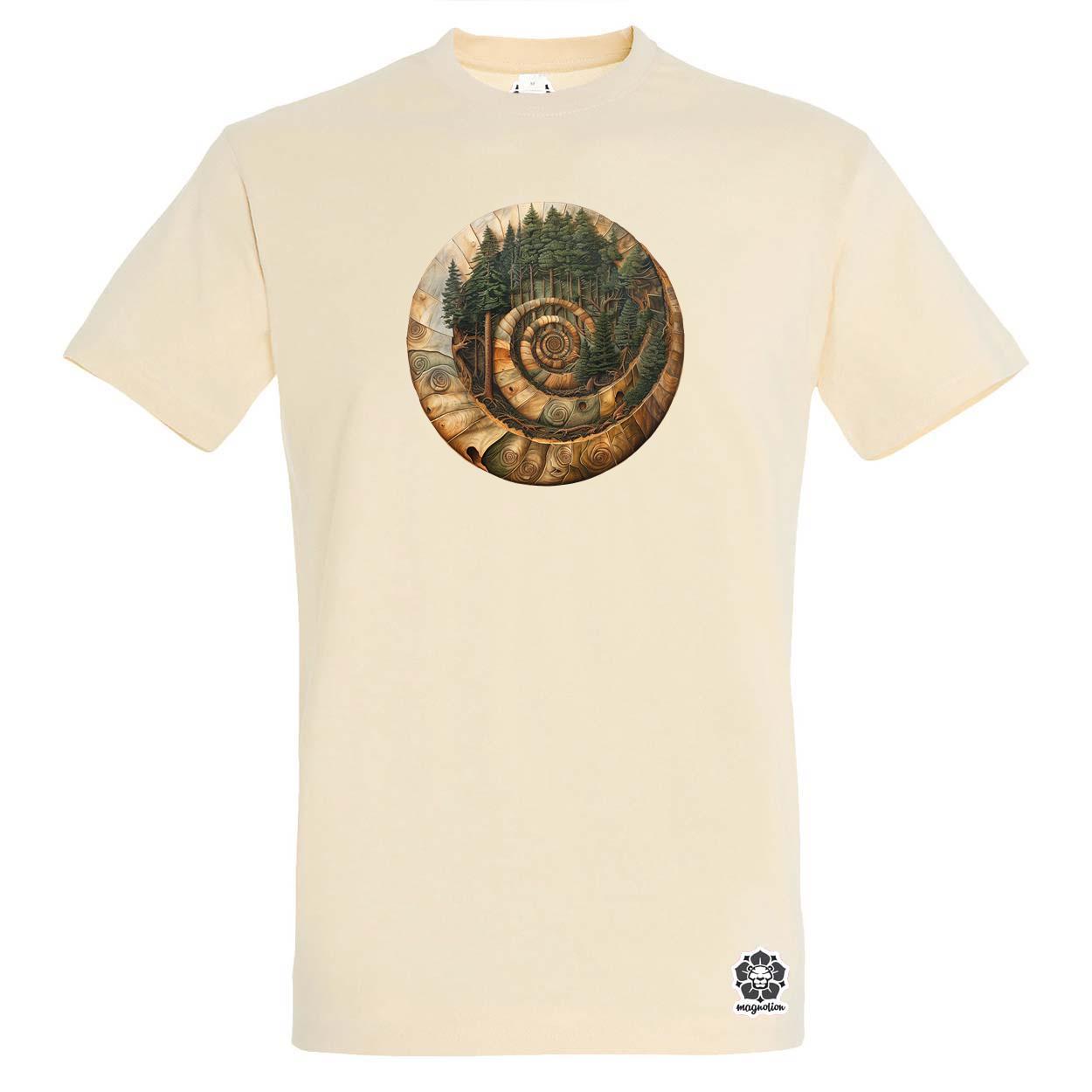Fibonacci fákkal v3 egyedi póló 