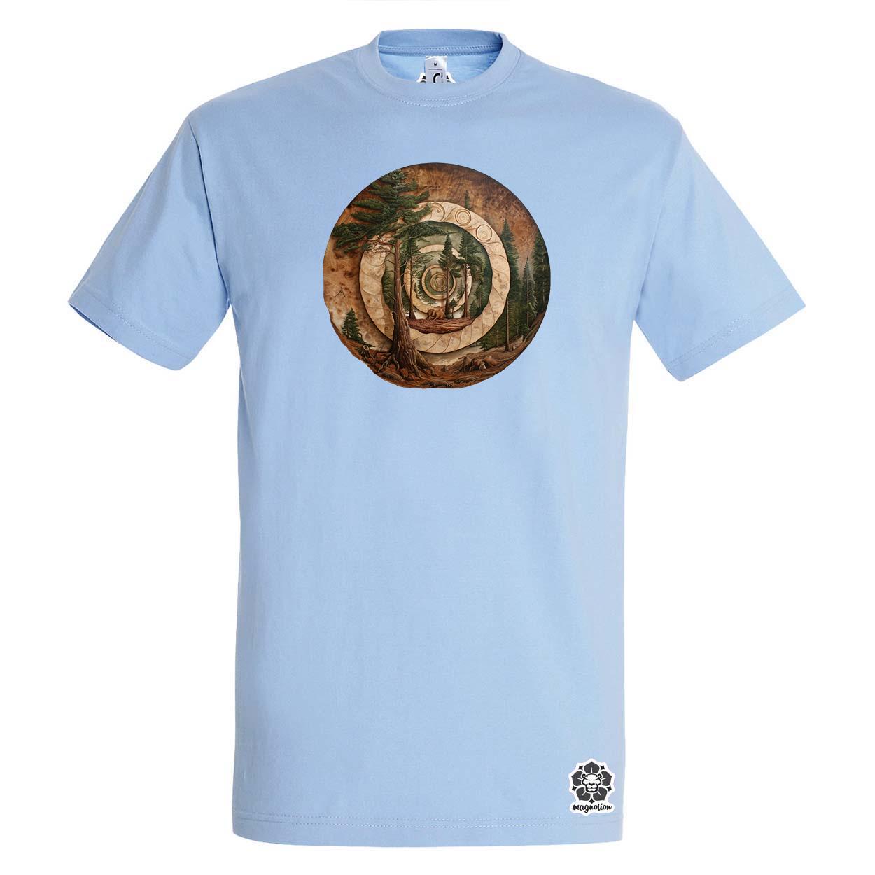 Fibonacci fákkal v8 egyedi póló 