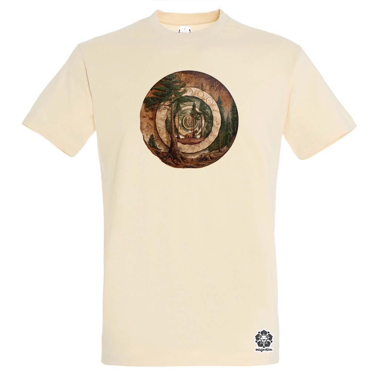 Fibonacci fákkal v8 egyedi póló 