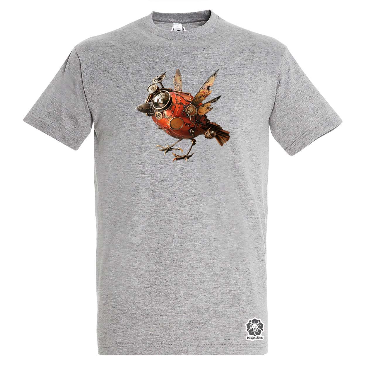 Steampunk madár v1 egyedi póló 
