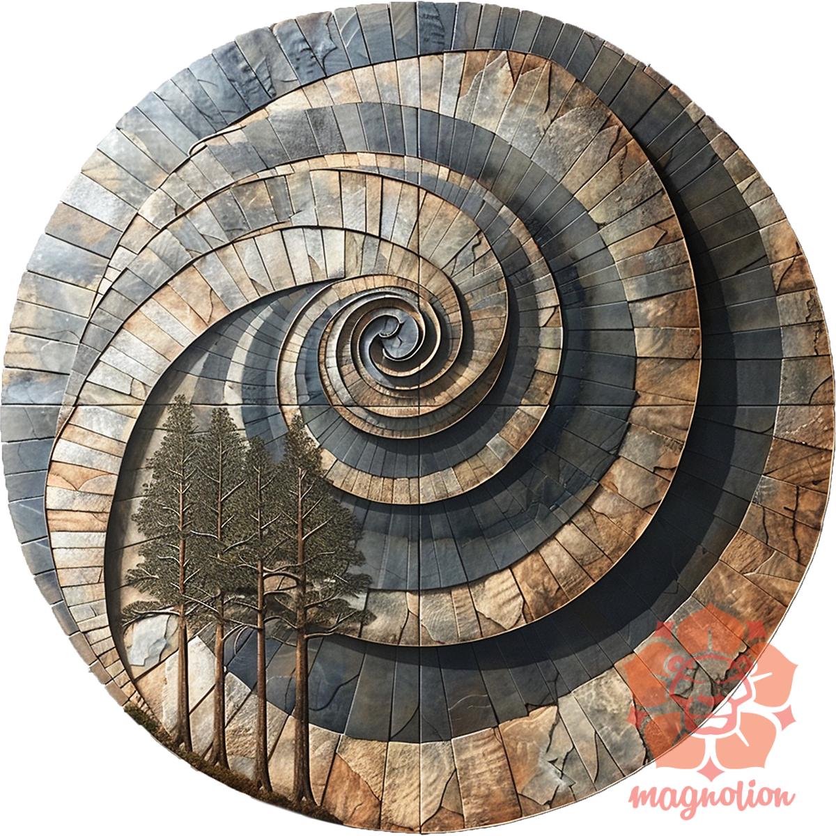 Fibonacci fákkal v1 egyedi  pulóver 