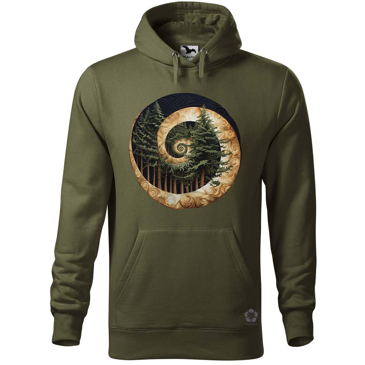 Fibonacci fákkal v4 egyedi  pulóver 