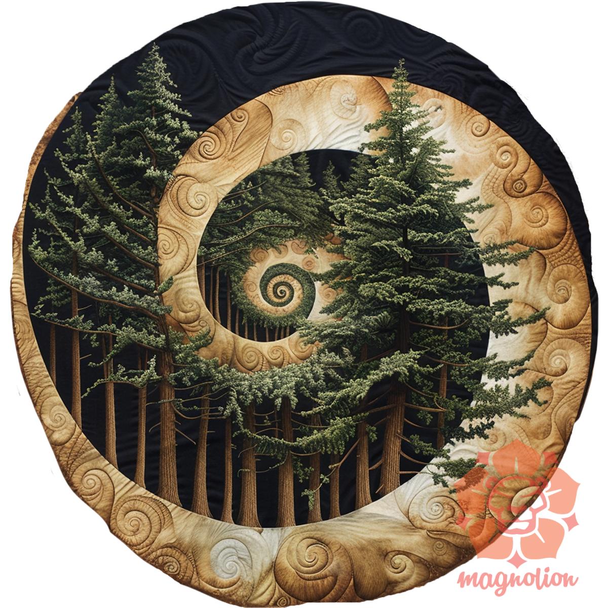 Fibonacci fákkal v4 egyedi  pulóver 