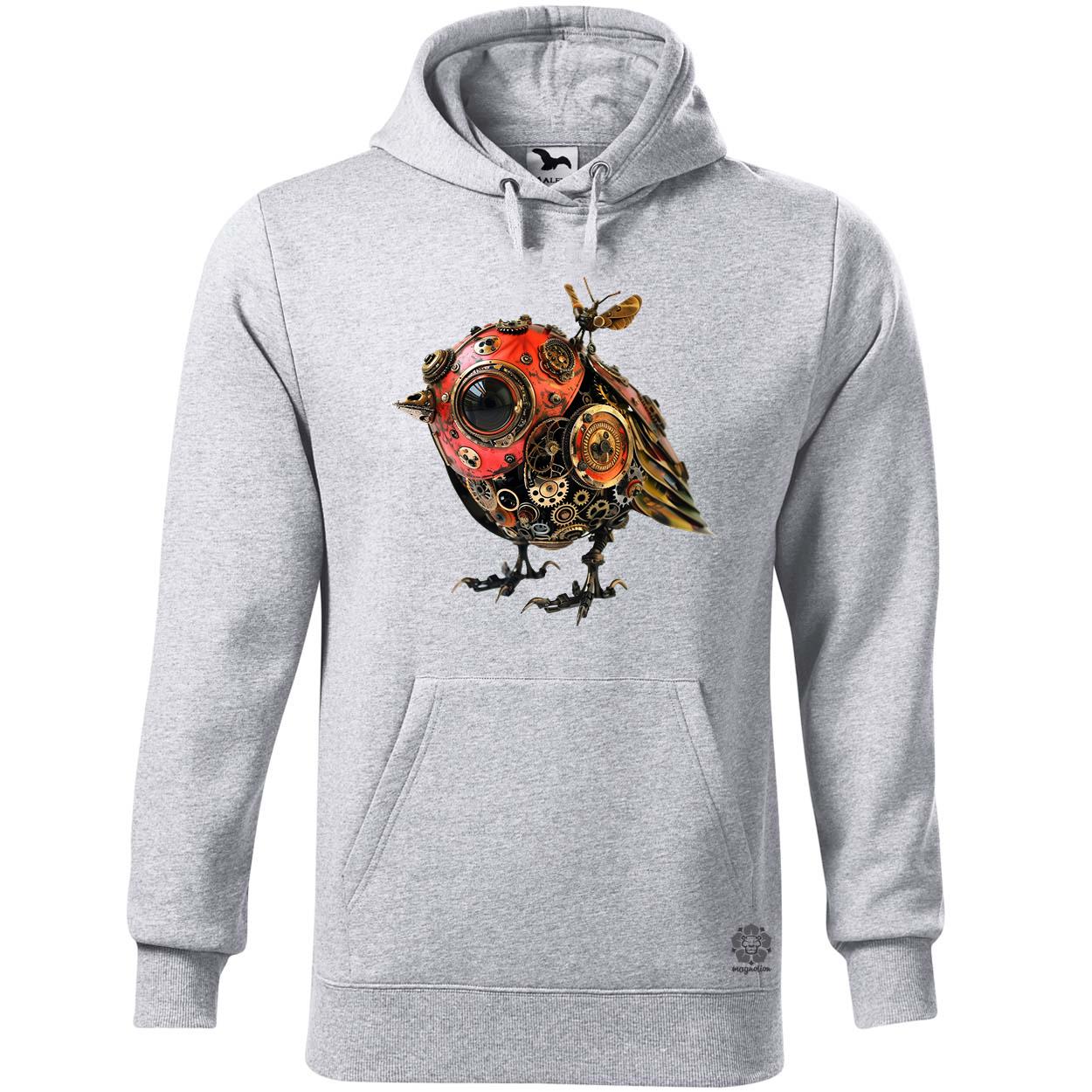 Steampunk madár v2 egyedi  pulóver 