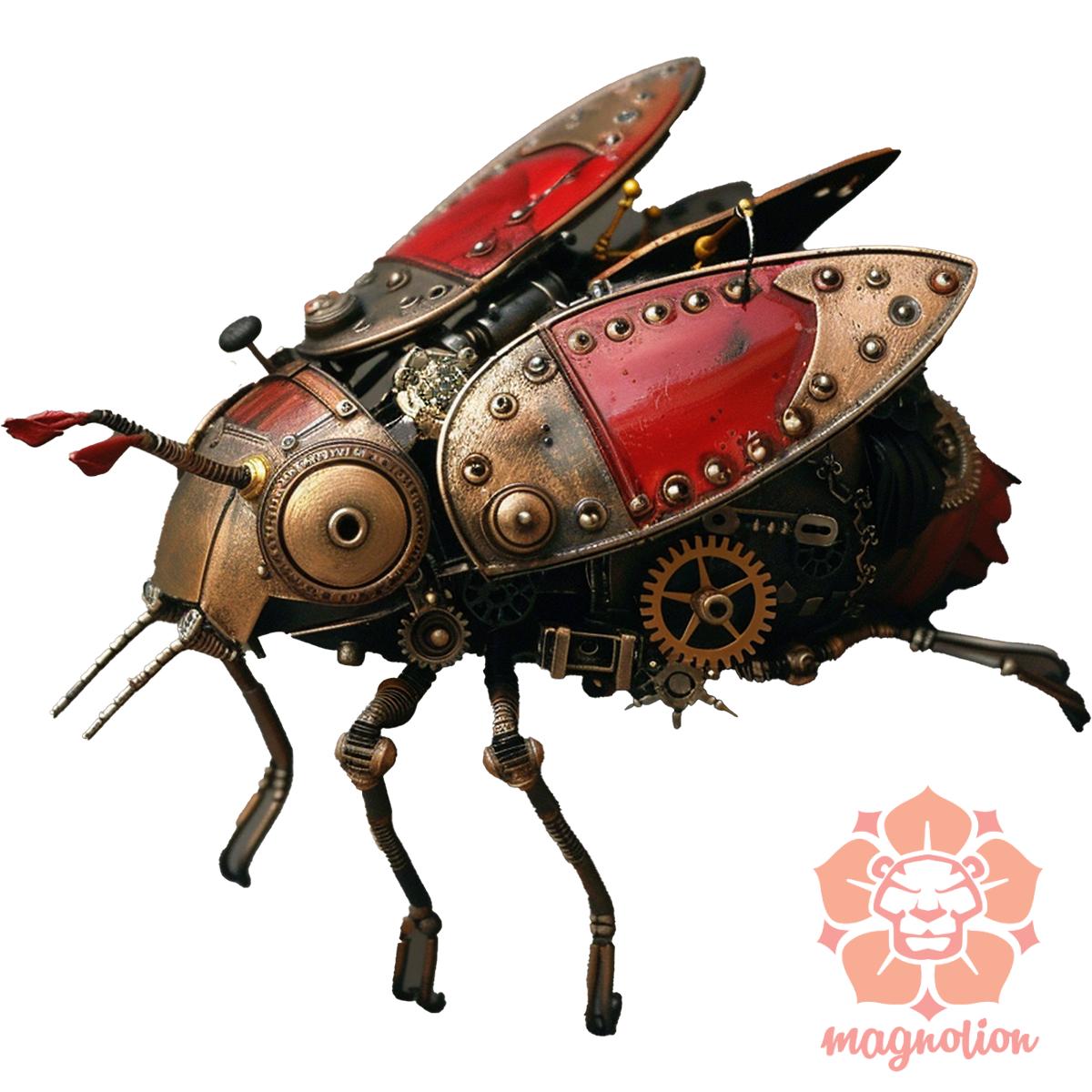 Steampunk rovar v1 egyedi  pulóver 