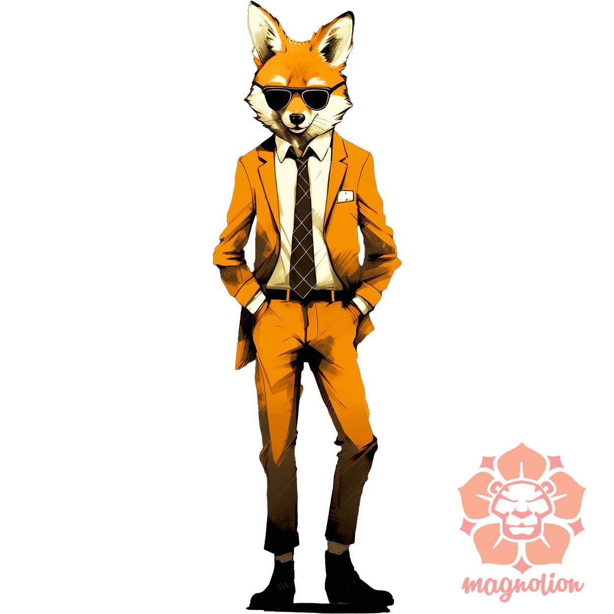 Mr Fox v1 egyedi  pulóver 
