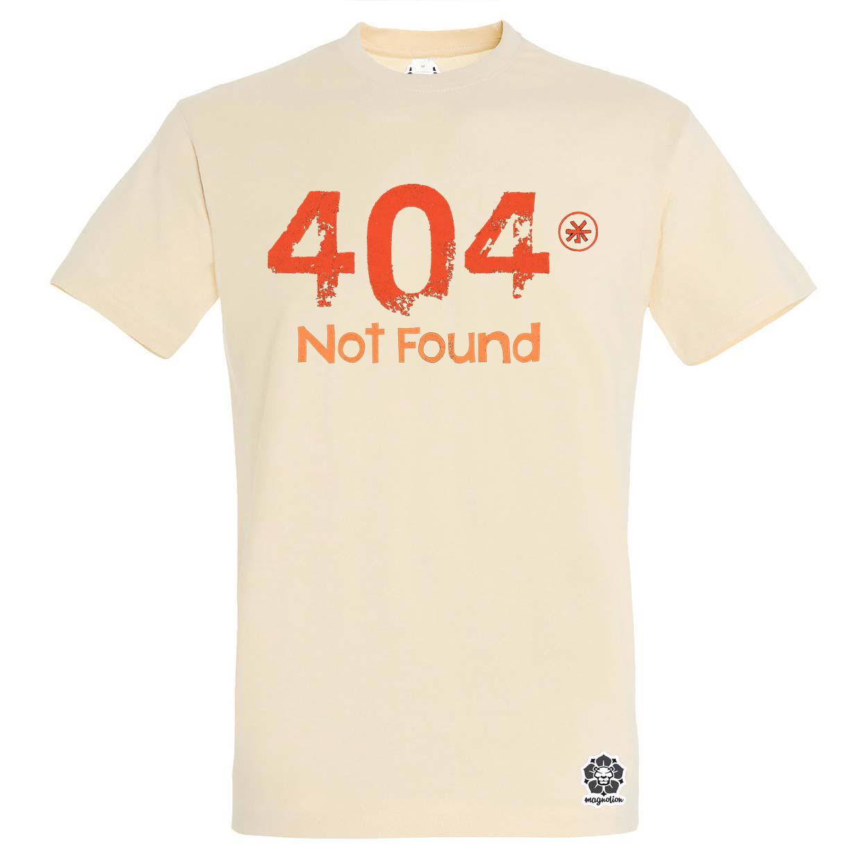 404 not found v10 egyedi póló 