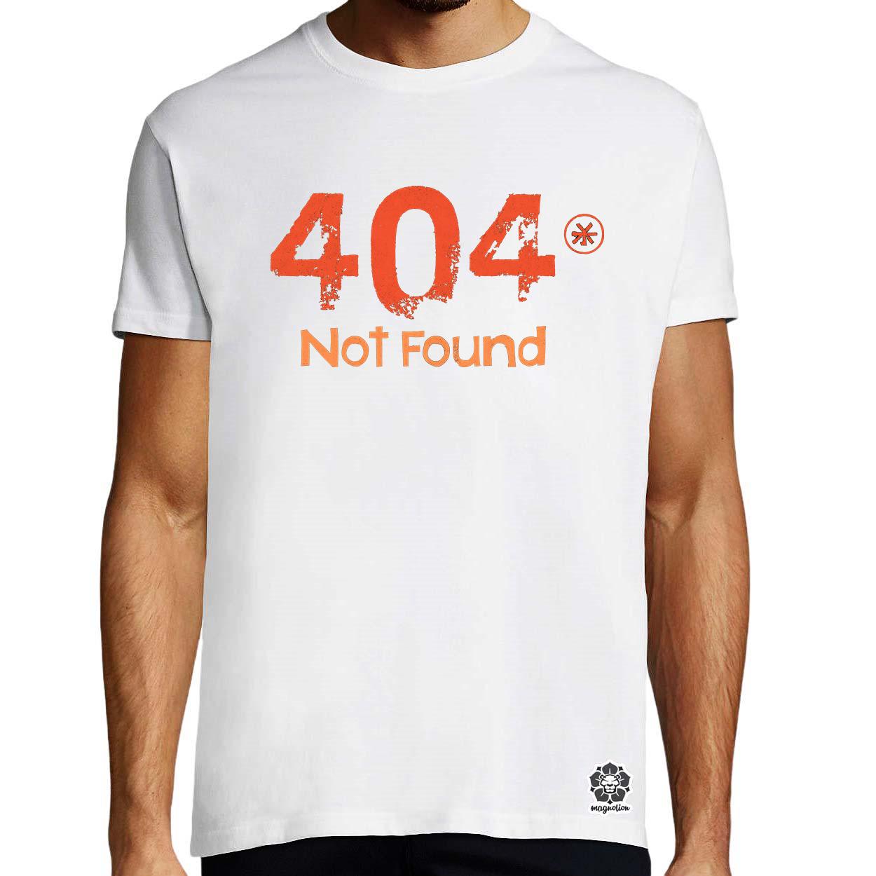404 not found v10 egyedi póló 