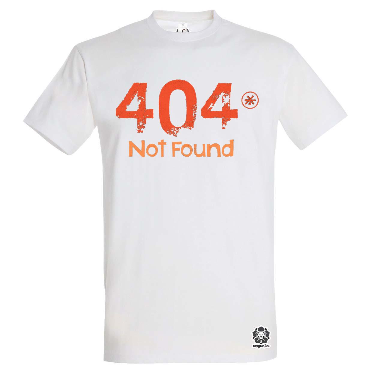 404 not found v10 egyedi póló 