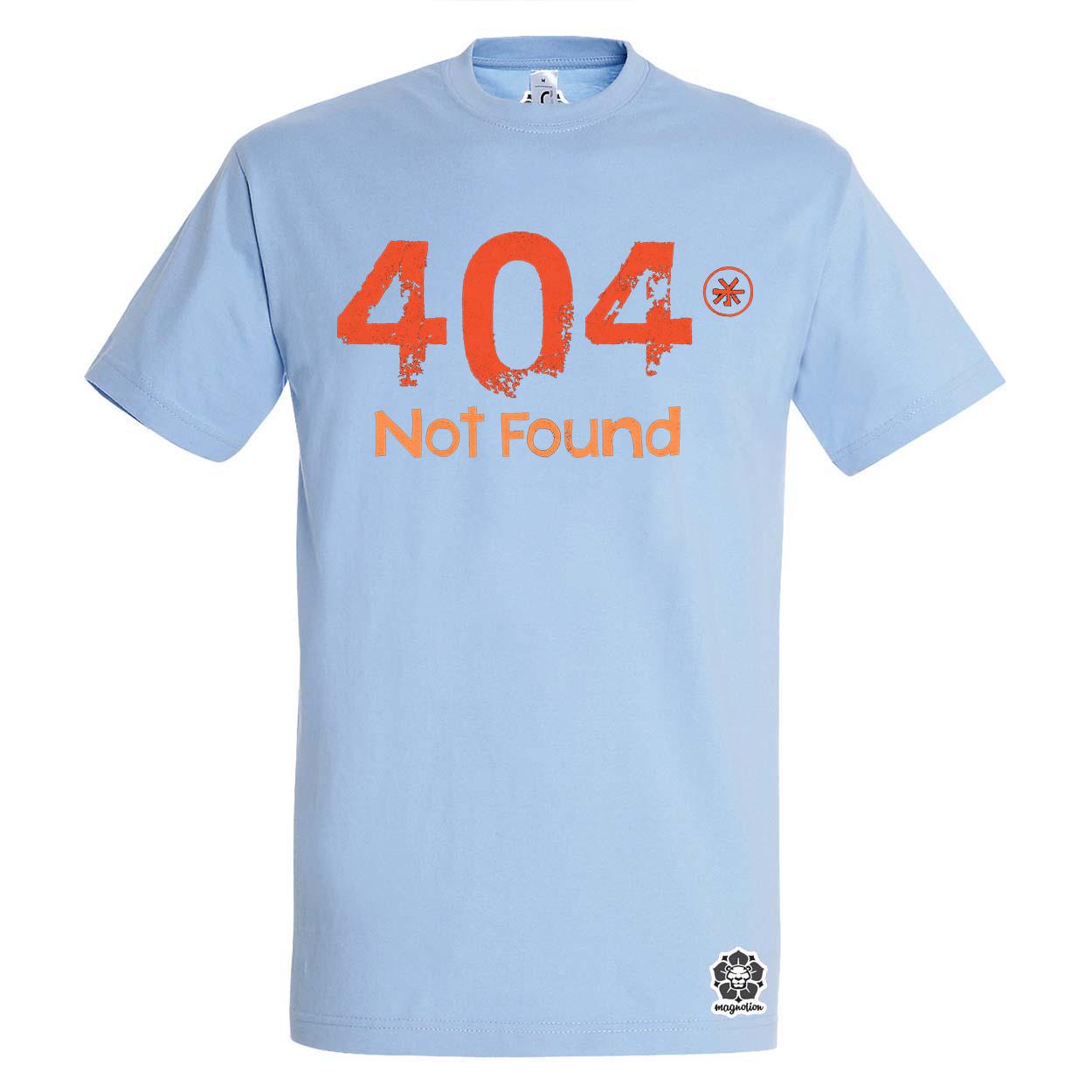 404 not found v10 egyedi póló 