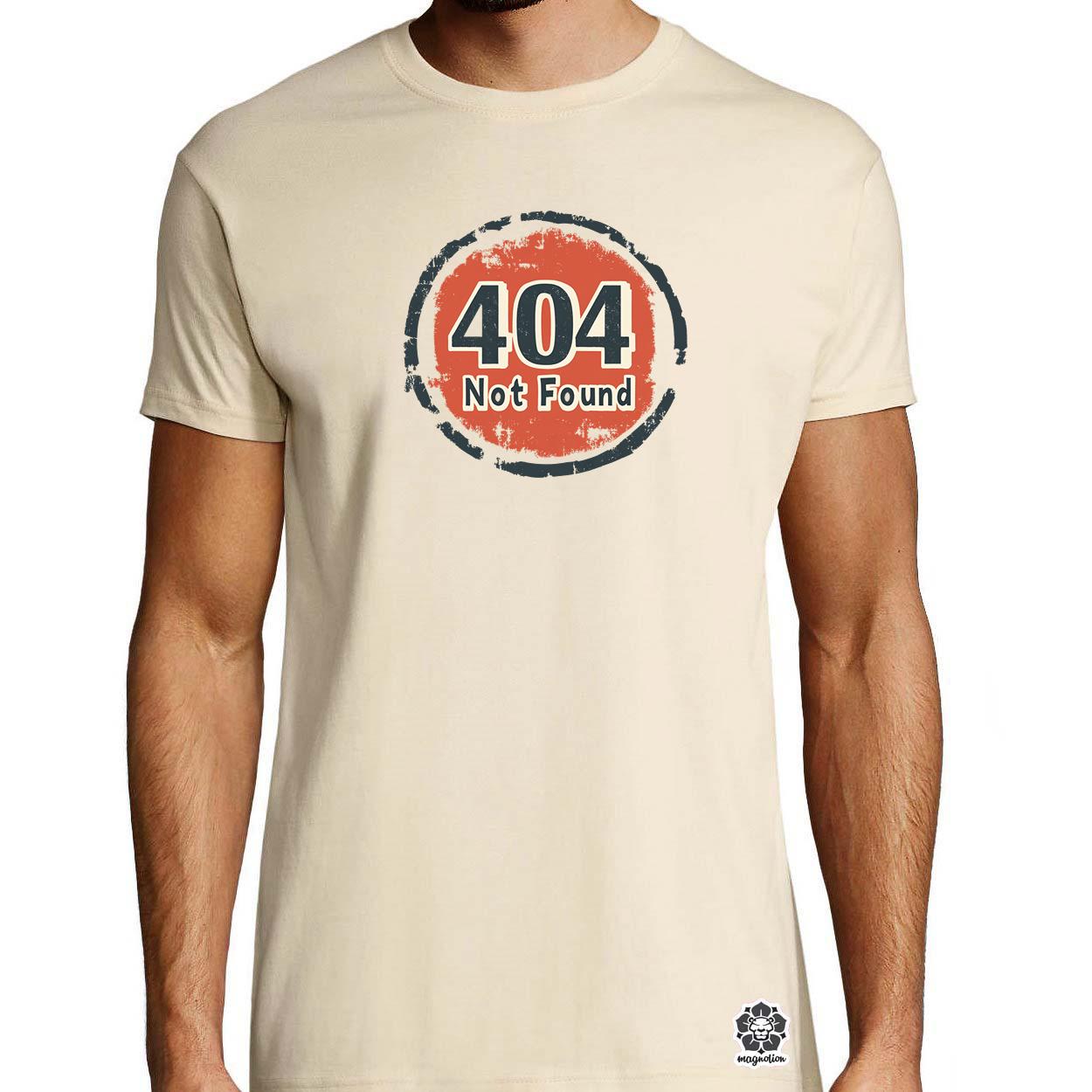 404 not found v12 egyedi póló 