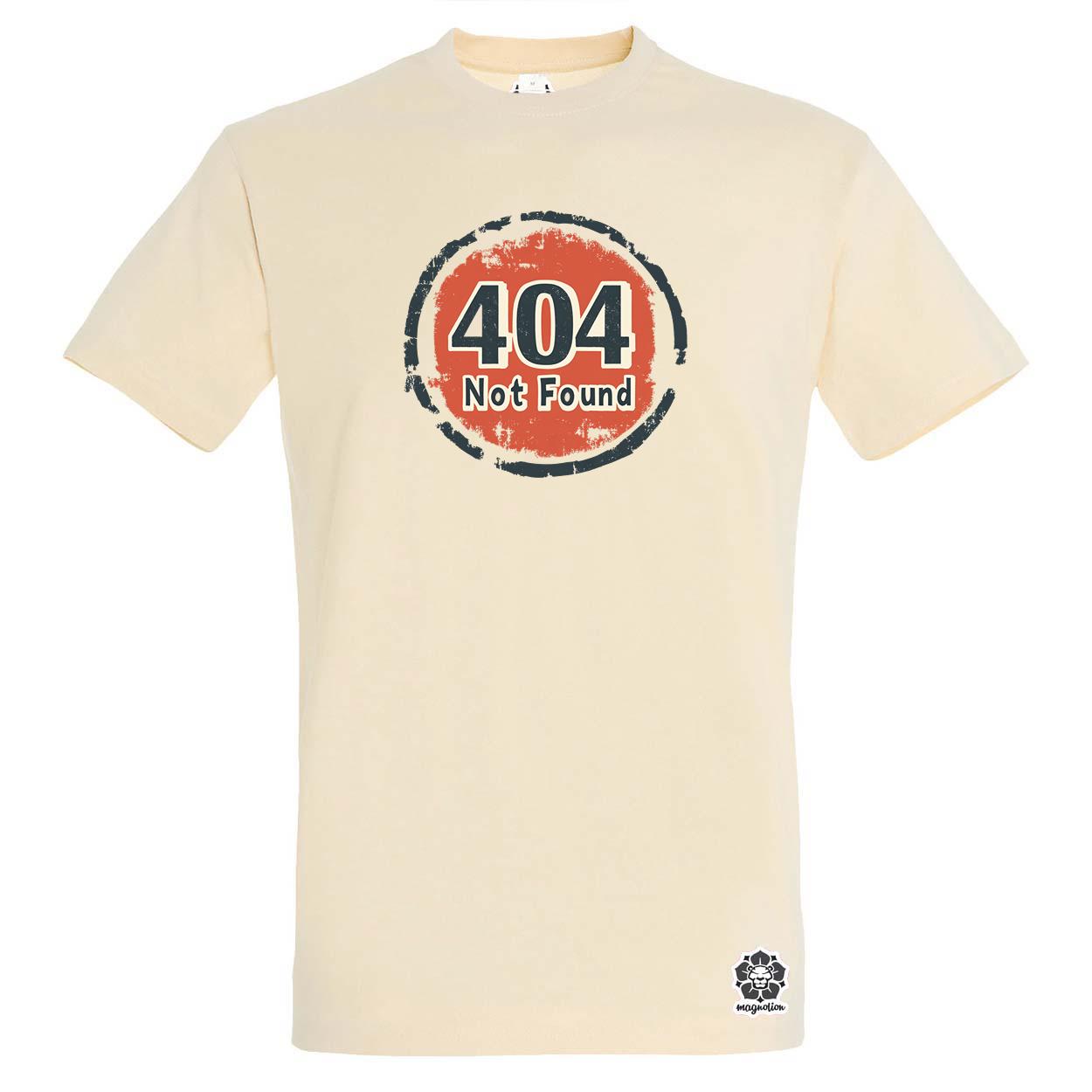 404 not found v12 egyedi póló 