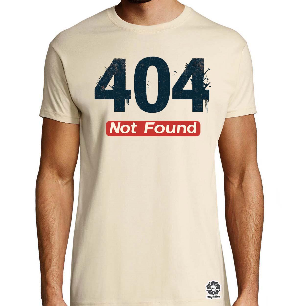 404 not found v1 egyedi póló 