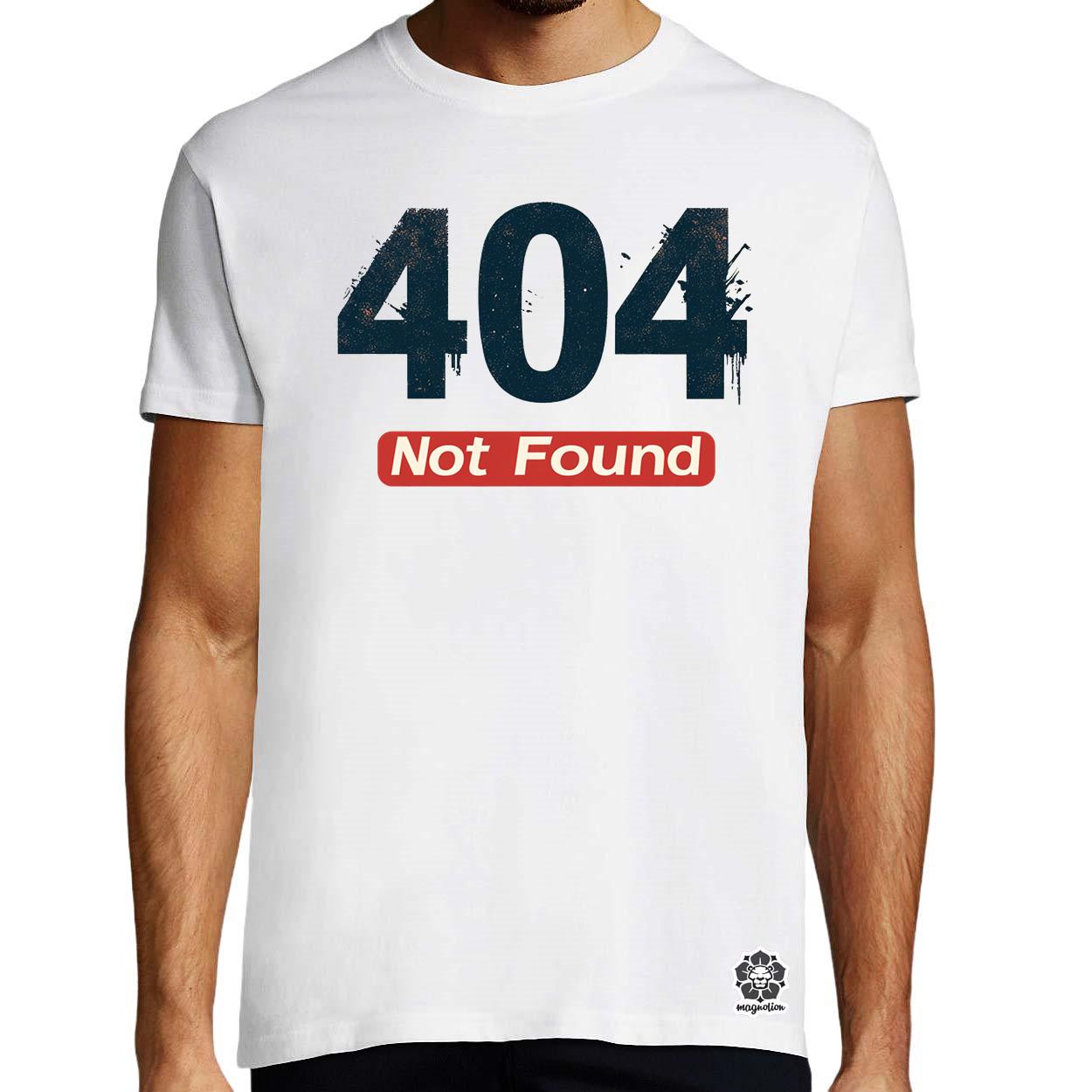 404 not found v1 egyedi póló 