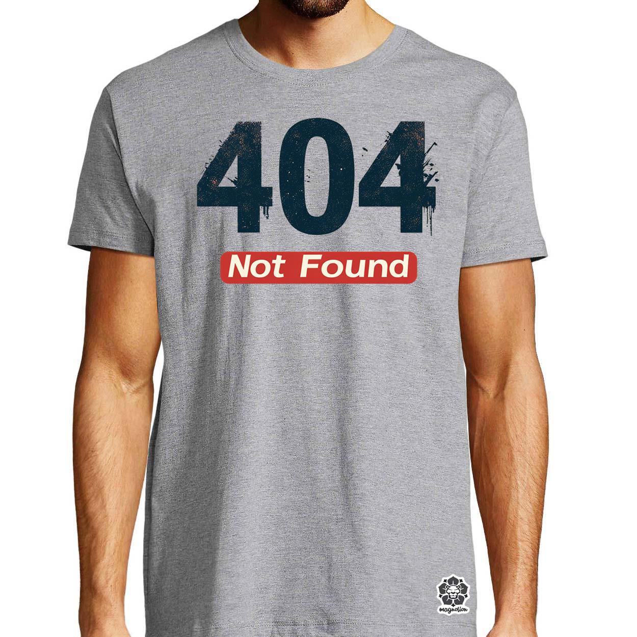 404 not found v1 egyedi póló 