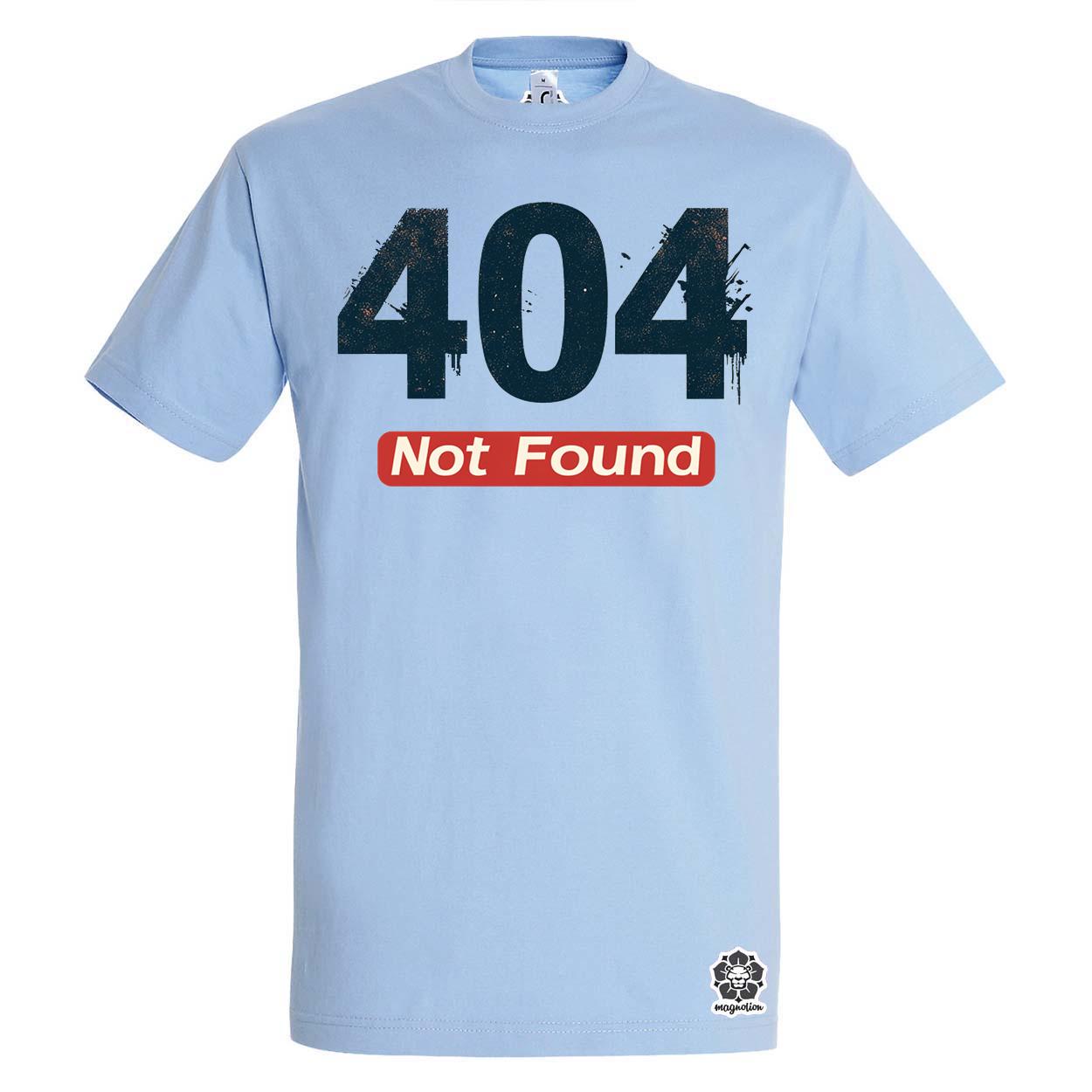 404 not found v1 egyedi póló 
