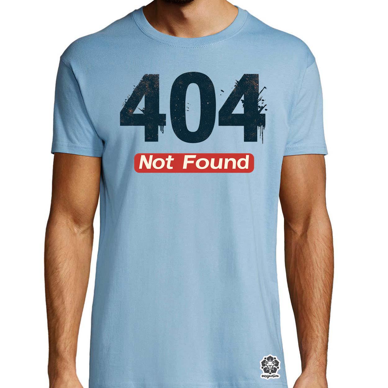 404 not found v1 egyedi póló 