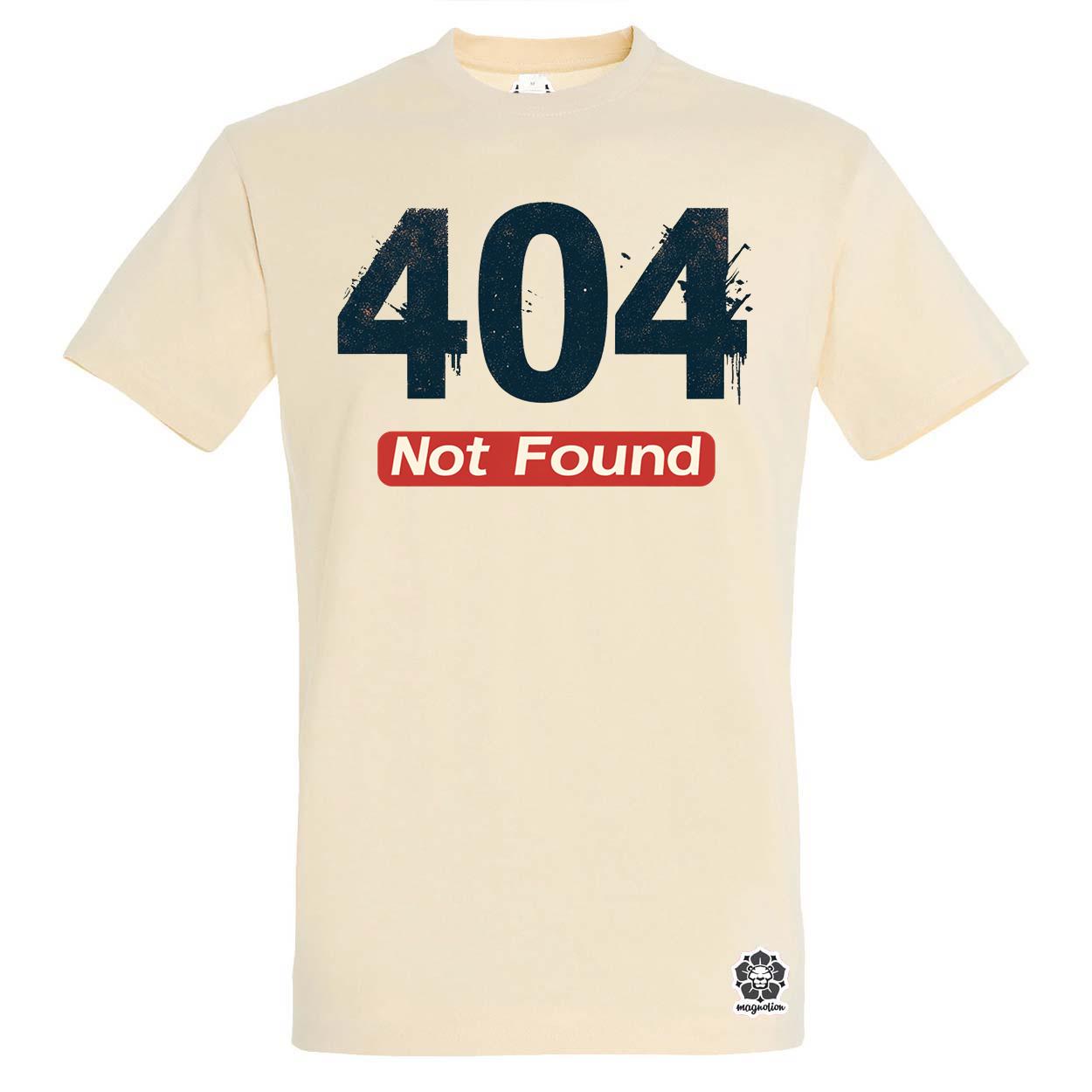 404 not found v1 egyedi póló 