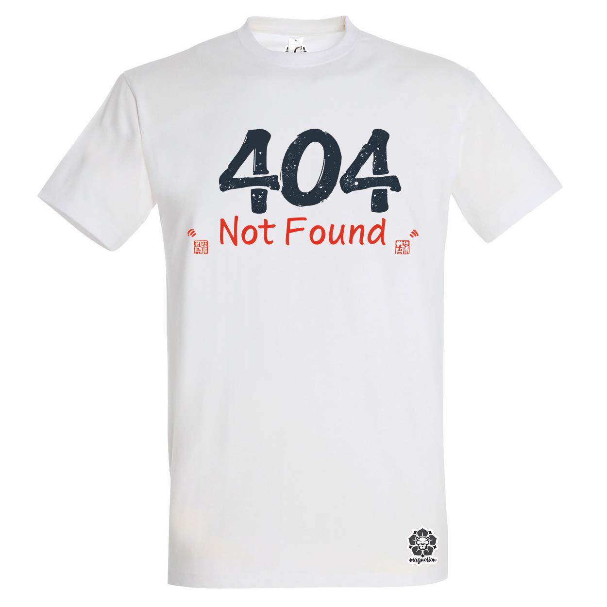 404 not found v2 egyedi póló 