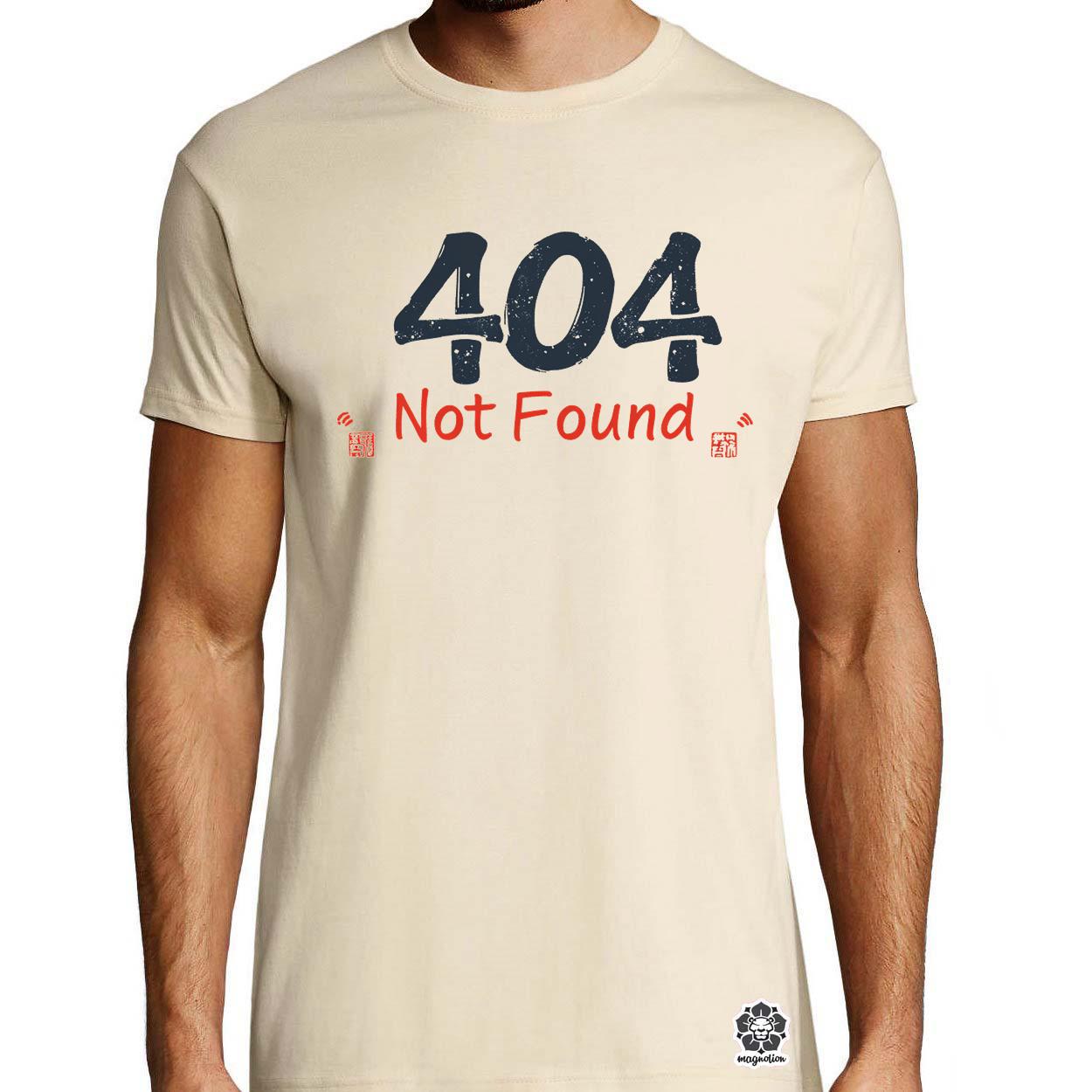 404 not found v2 egyedi póló 