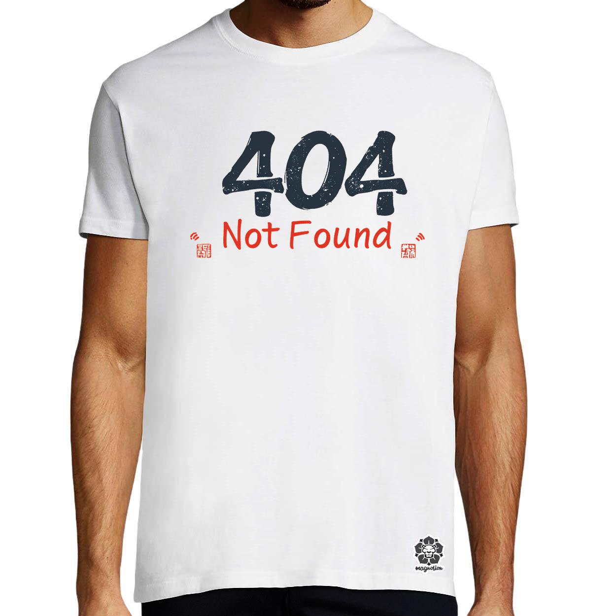 404 not found v2 egyedi póló 