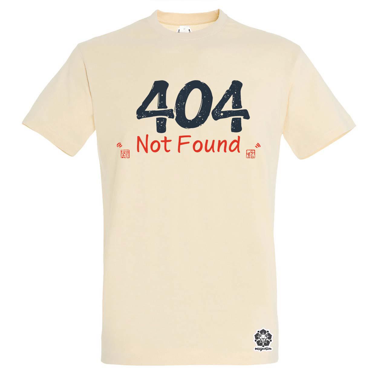404 not found v2 egyedi póló 