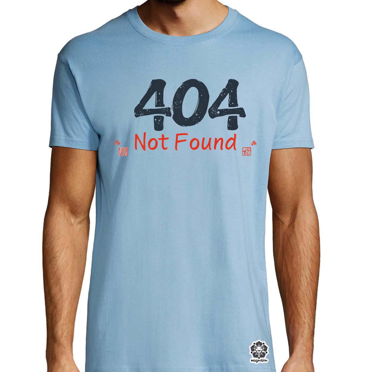 404 not found v2 egyedi póló 