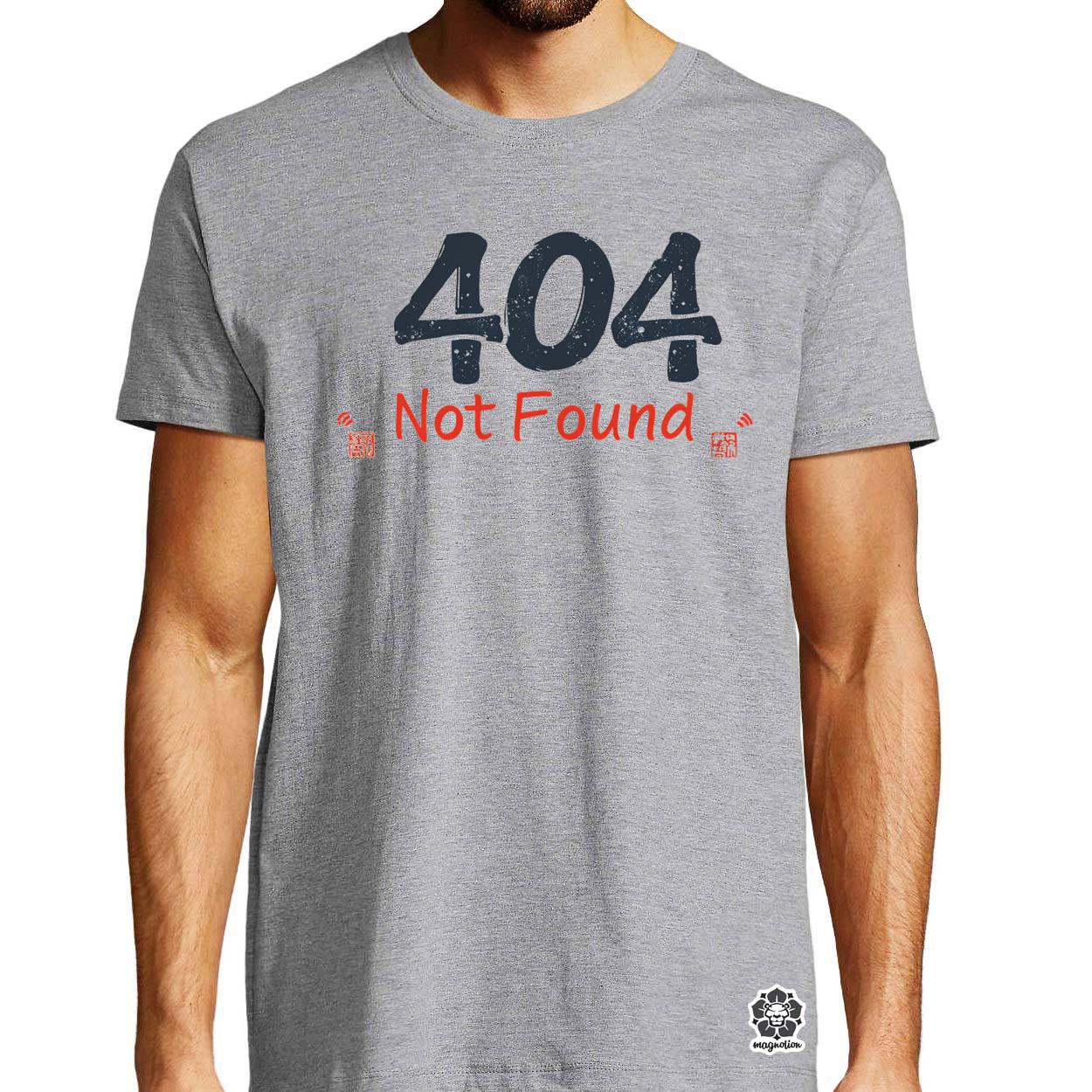 404 not found v2 egyedi póló 