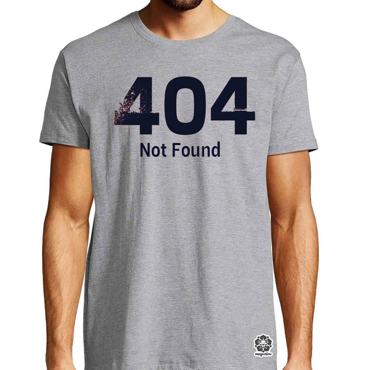 404 not found v4 egyedi póló 