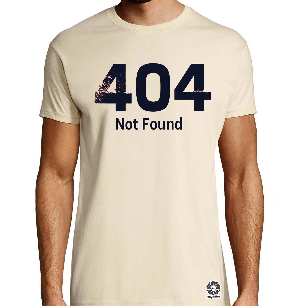 404 not found v4 egyedi póló 