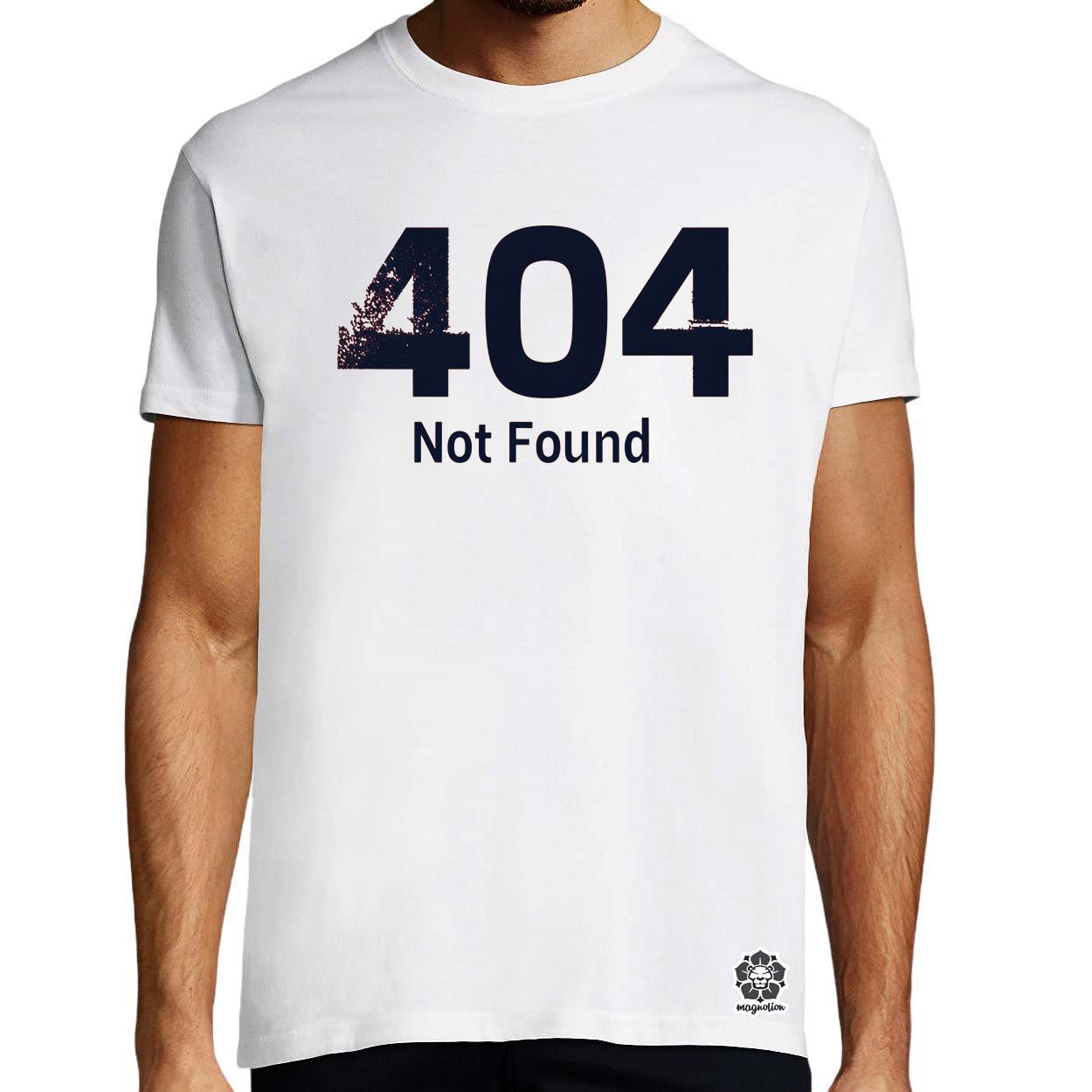 404 not found v4 egyedi póló 