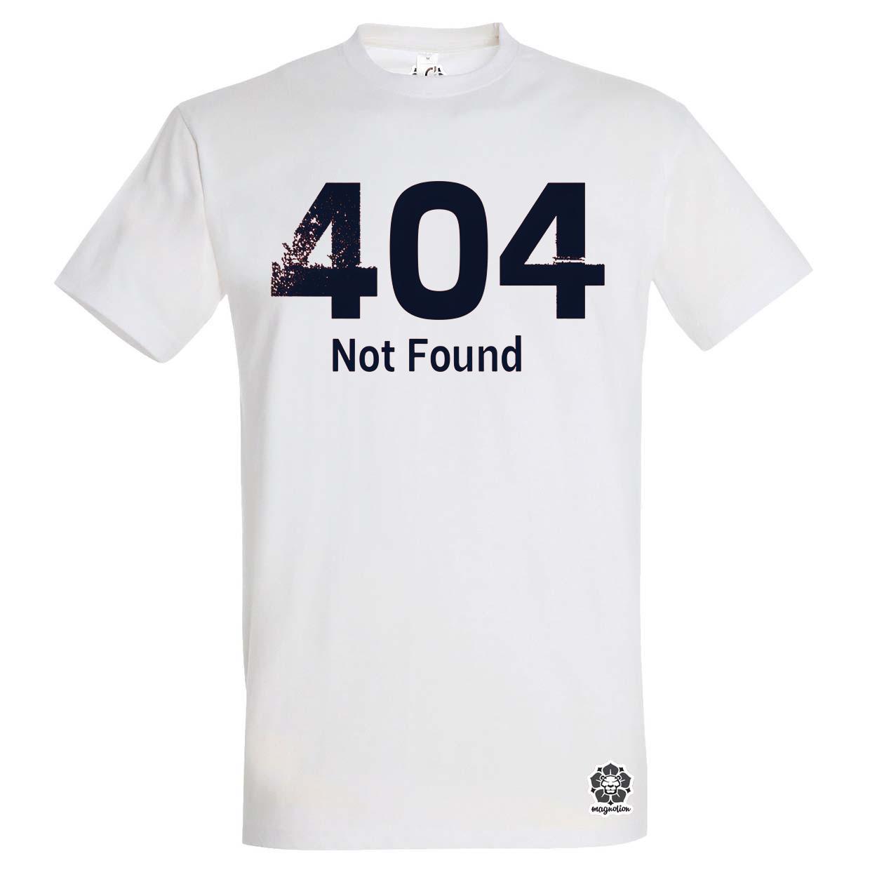 404 not found v4 egyedi póló 