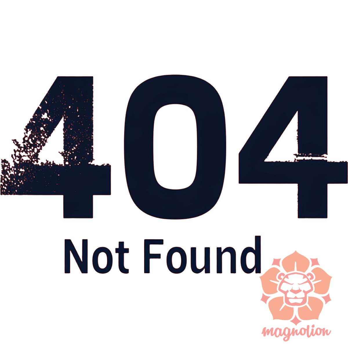 404 not found v4 egyedi póló 