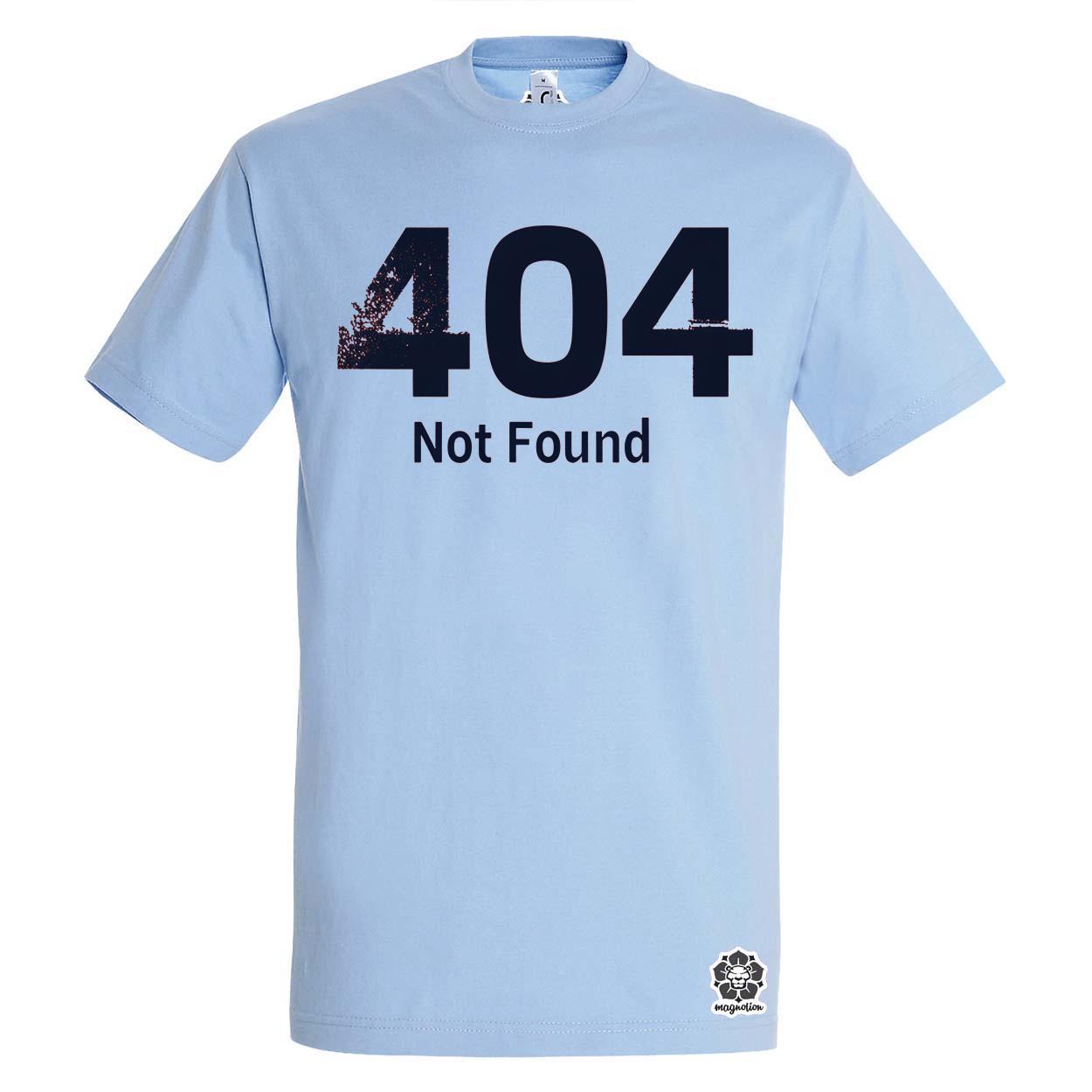 404 not found v4 egyedi póló 