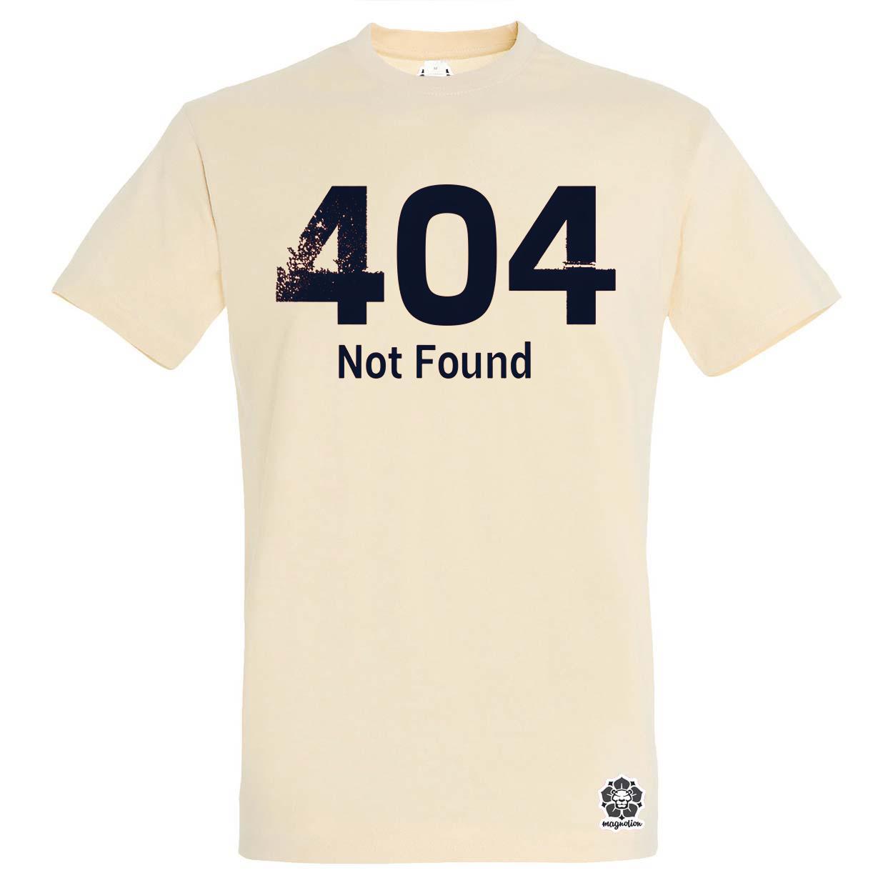404 not found v4 egyedi póló 