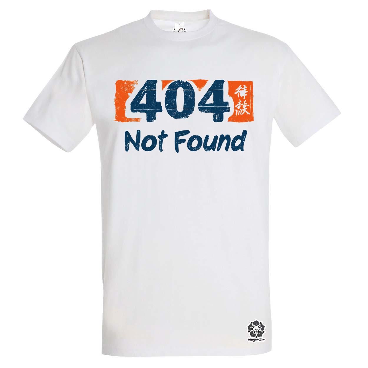 404 not found v5 egyedi póló 