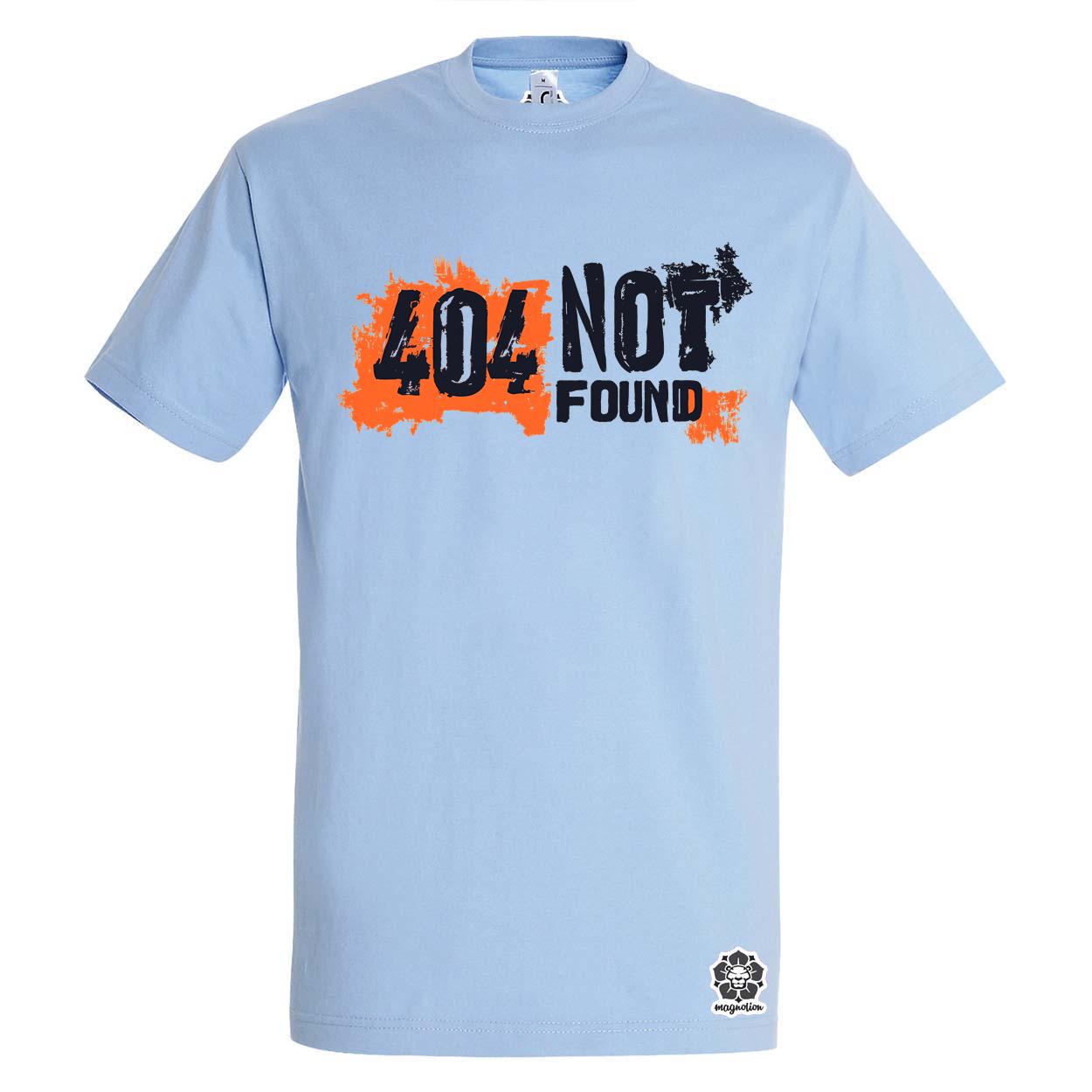 404 not found v6 egyedi póló 