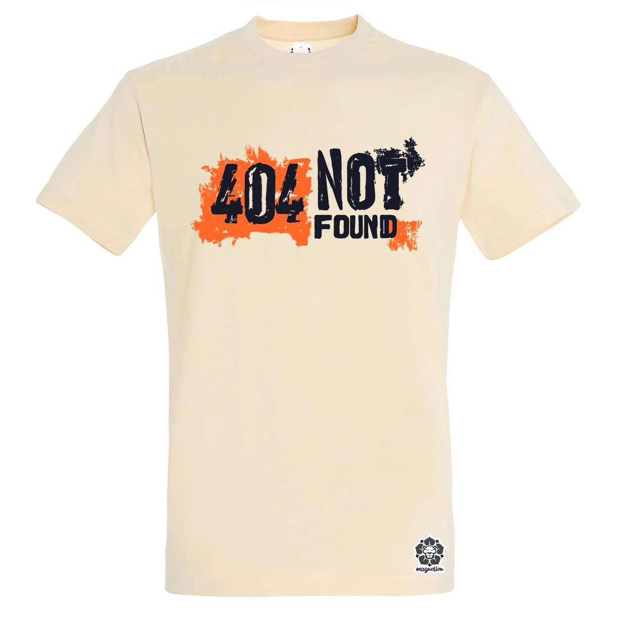 404 not found v6 egyedi póló 