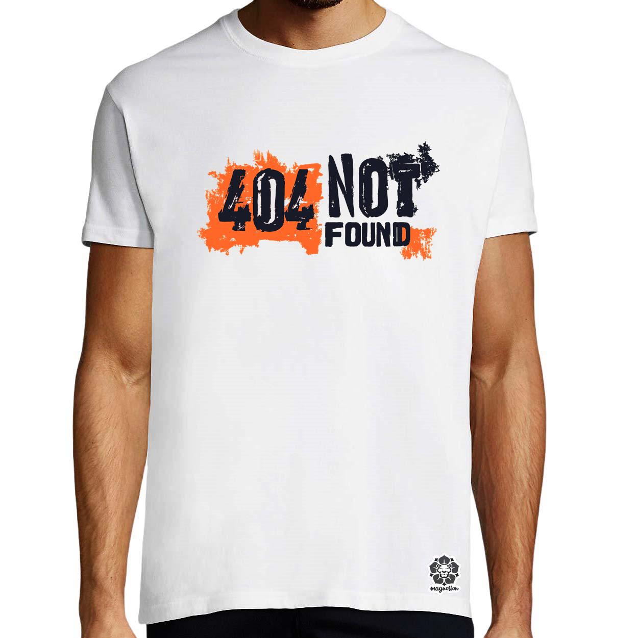 404 not found v6 egyedi póló 