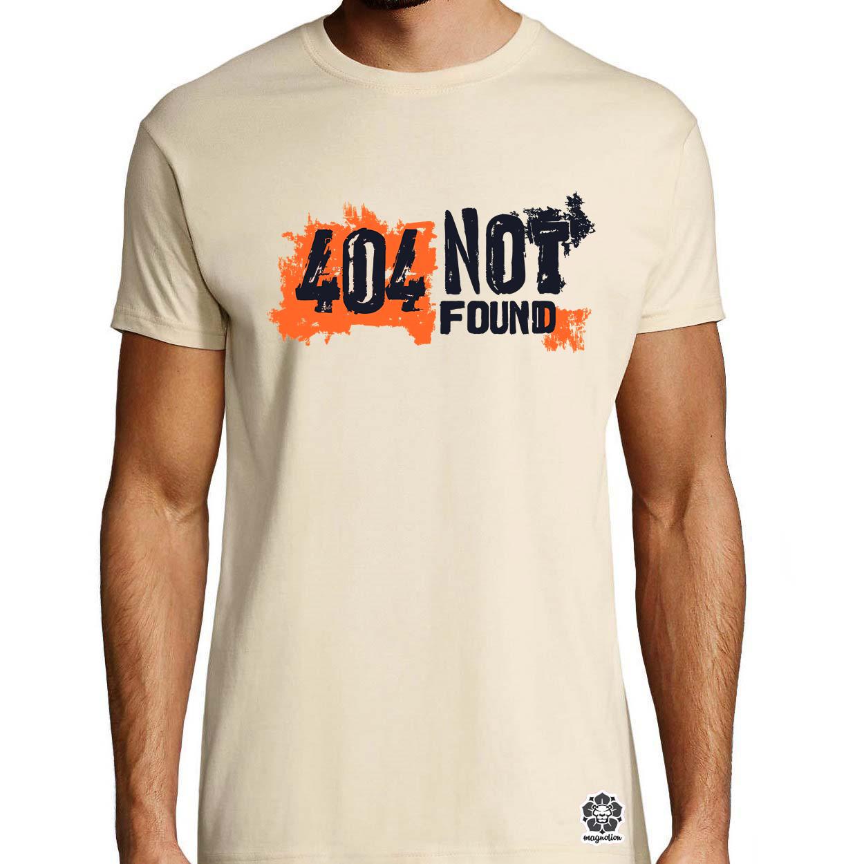404 not found v6 egyedi póló 