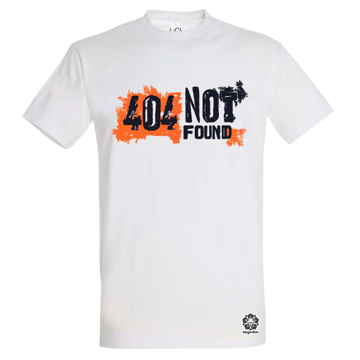 404 not found v6 egyedi póló 