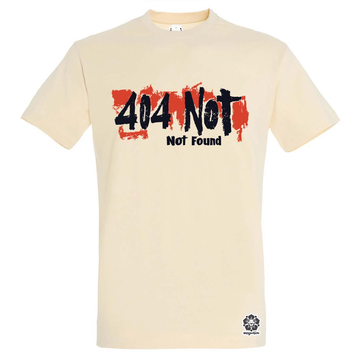404 not found v7 egyedi póló 