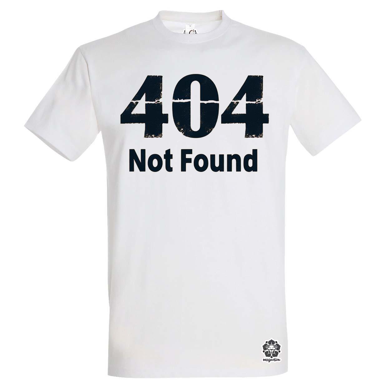 404 not found v8 egyedi póló 