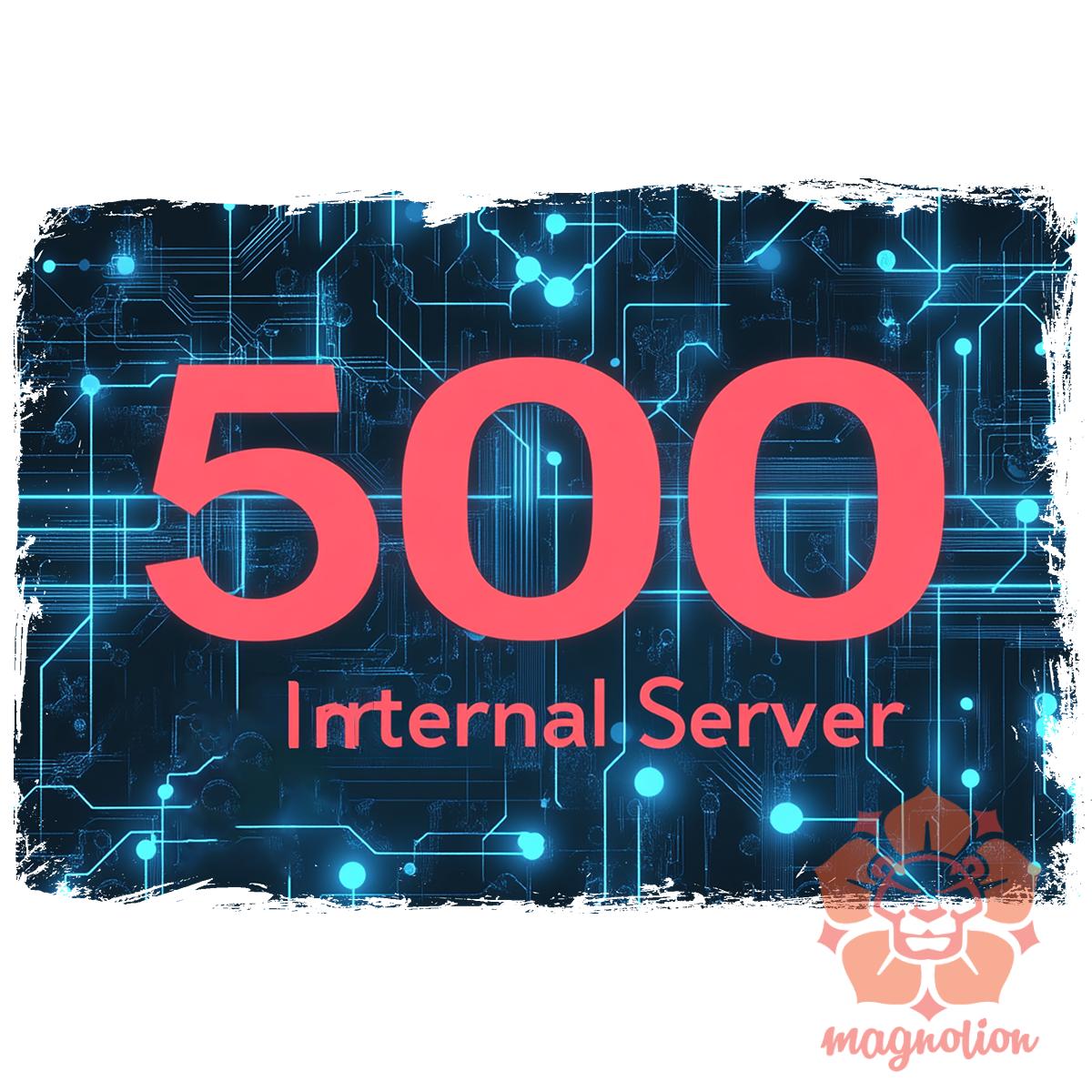 505 server error v14 egyedi póló 