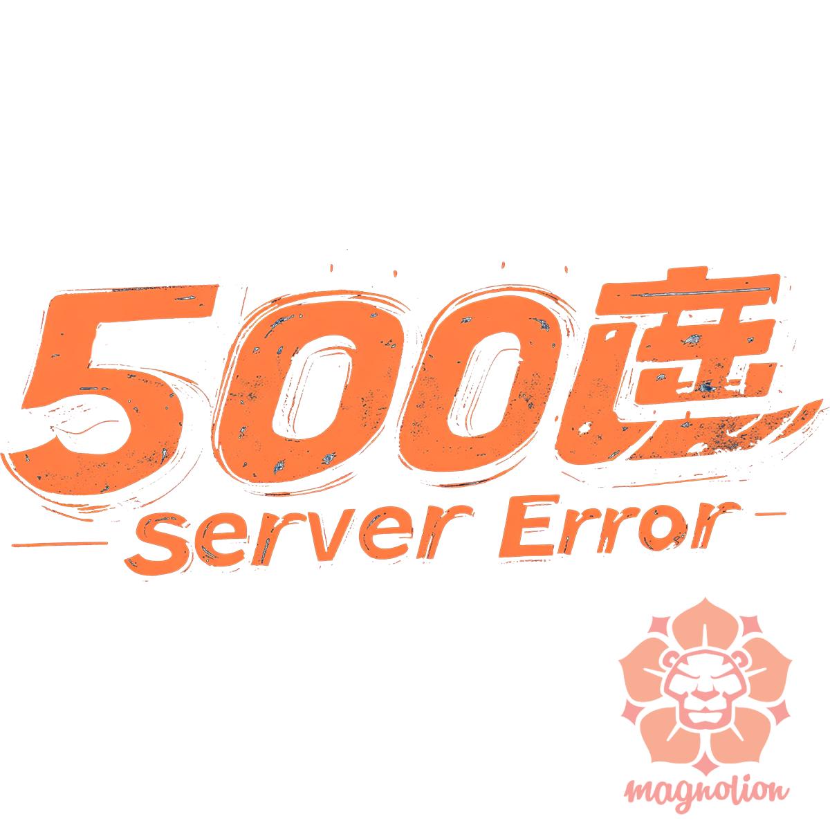 505 server error v19 egyedi póló 