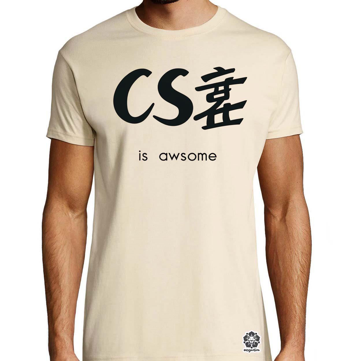 CSS is awesome v10 egyedi póló 